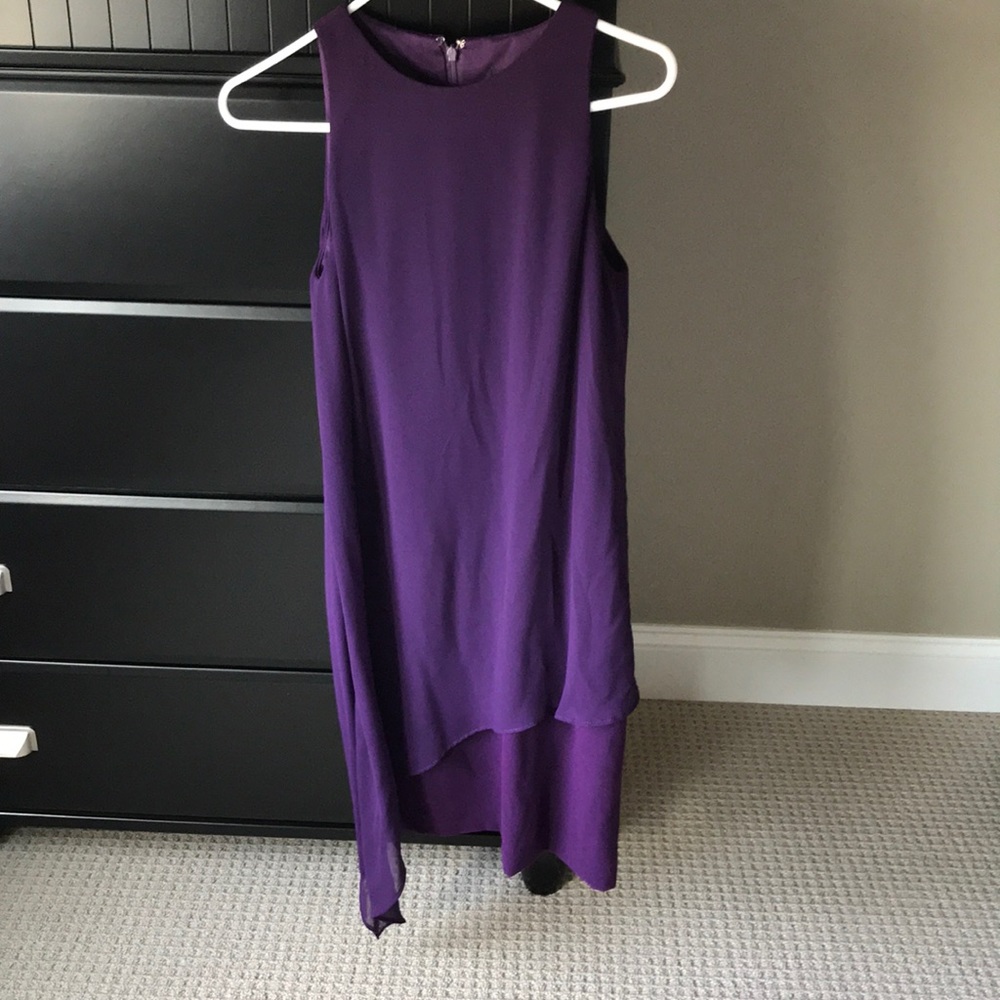 Purple Tahari Dress